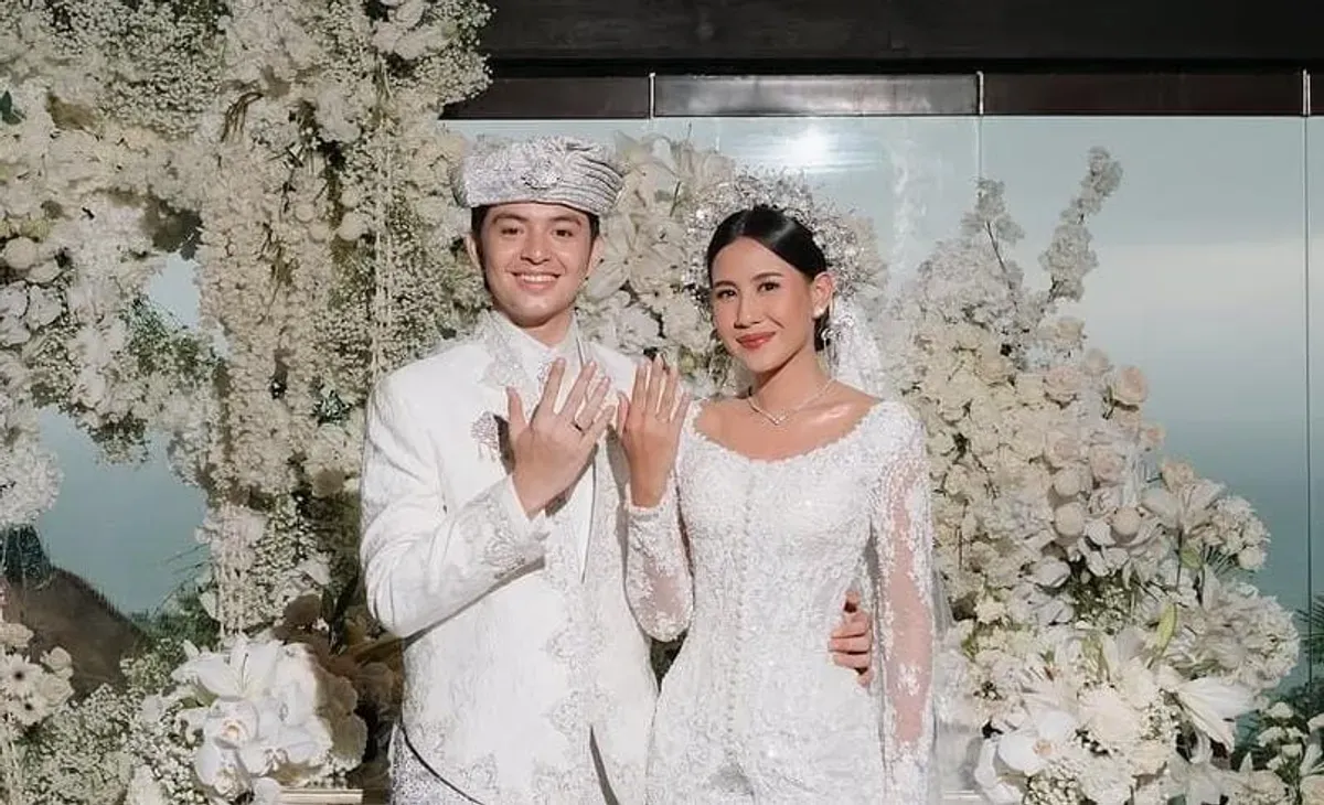 Angga Yunanda dan Shenina Cinnamon menikah. (Sumber: Instargram Angga Yunanda)