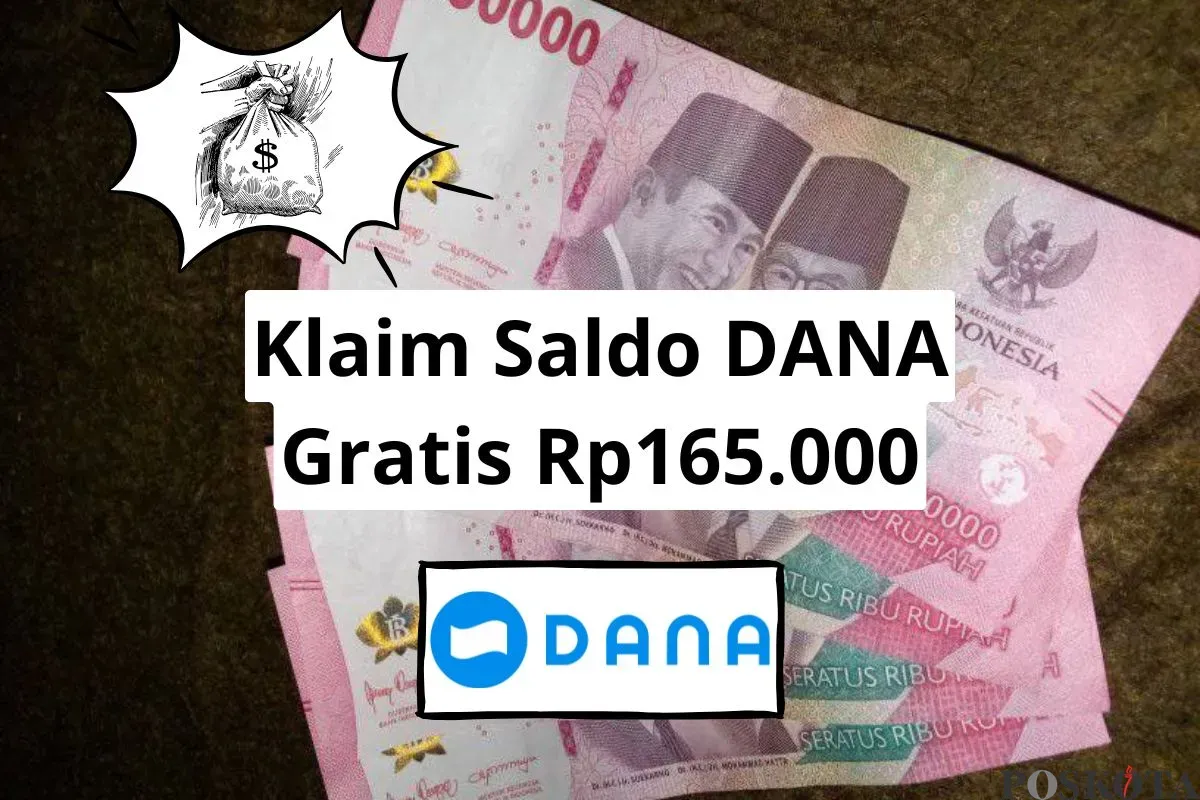 Isi e-wallet Anda dengan uang dengan cara klaim saldo DANA berikut ini. (Sumber: Poskota/Insan Sujadi)