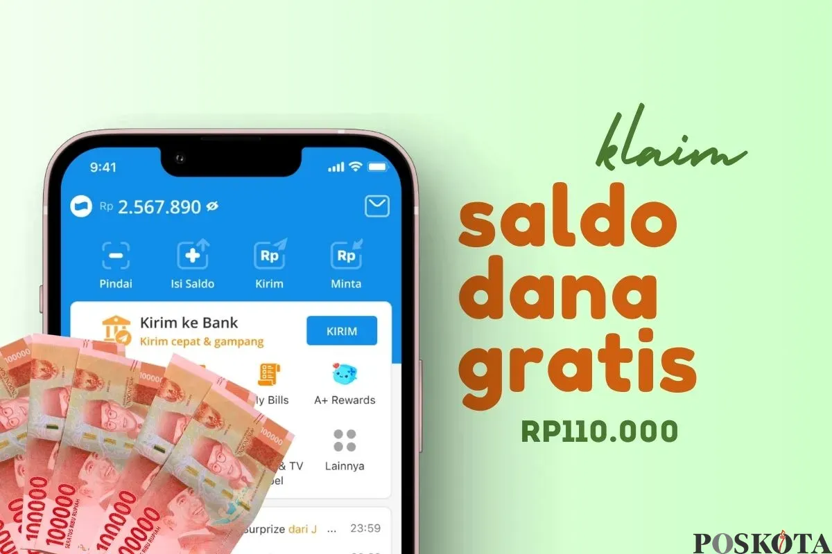 Segera klaim link DANA Kaget untuk mendapatkan uang gratis dengan mengikuti panduan berikut ini. (Sumber: Poskota/Della Amelia)