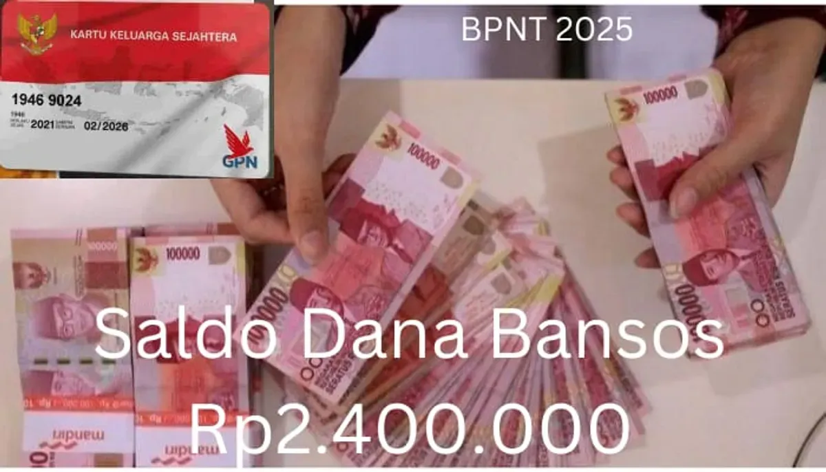 Anda yang valid di SIKS-NG berhak terima saldo dana bansos Rp2.400.000 dari subsidi BPNT per tahun 2025. (Sumber: Poskota/Gabriel Omar Batistuta)