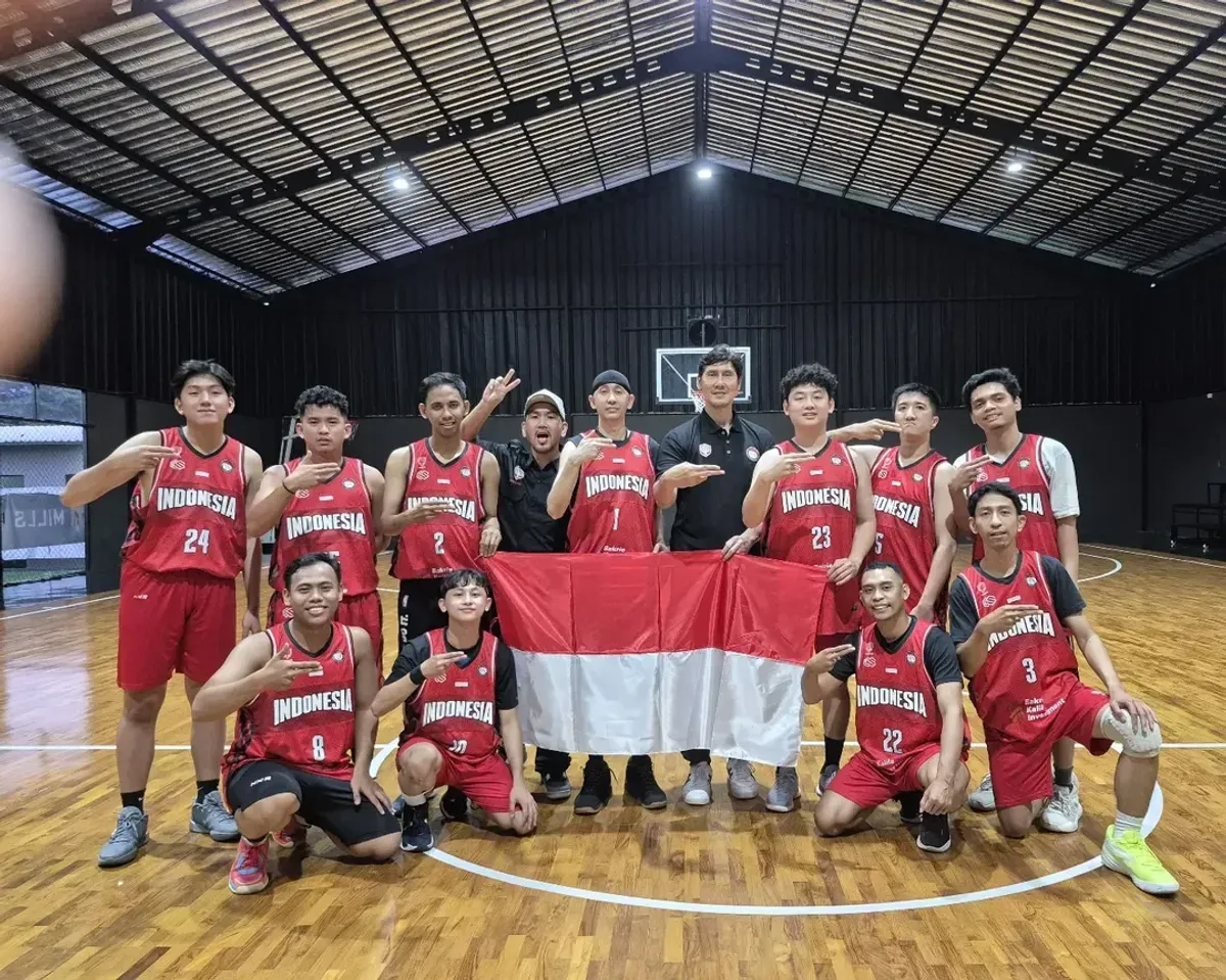 Timnas Basket Tuli yang akan berlaga di ajang internasional yang akan digelar di Hong Kong pada 1-2 Maret 2025 (Sumber: IG: @dana_guido)