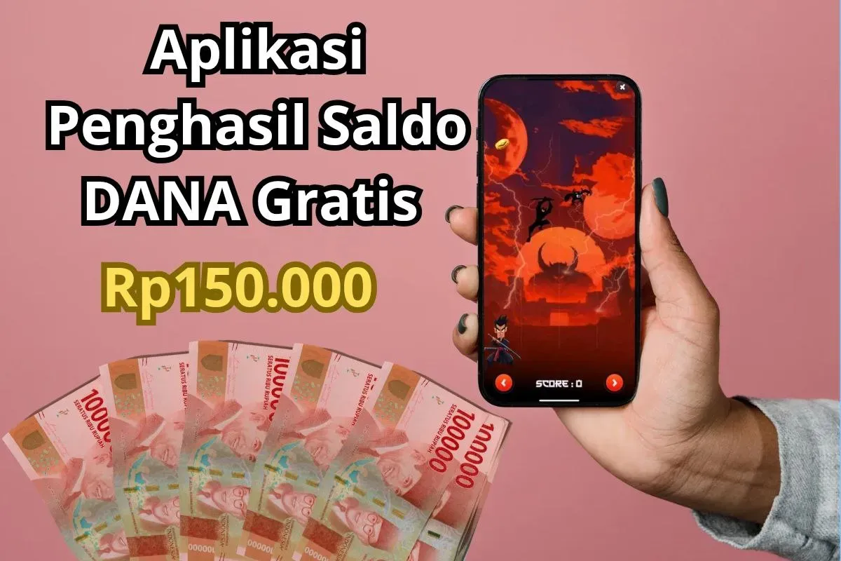 Aplikasi penghasil saldo DANA gratis Rp150.000 yang langsung cair ke dompet digital. (Sumber: Poskota/Audie Salsabila)