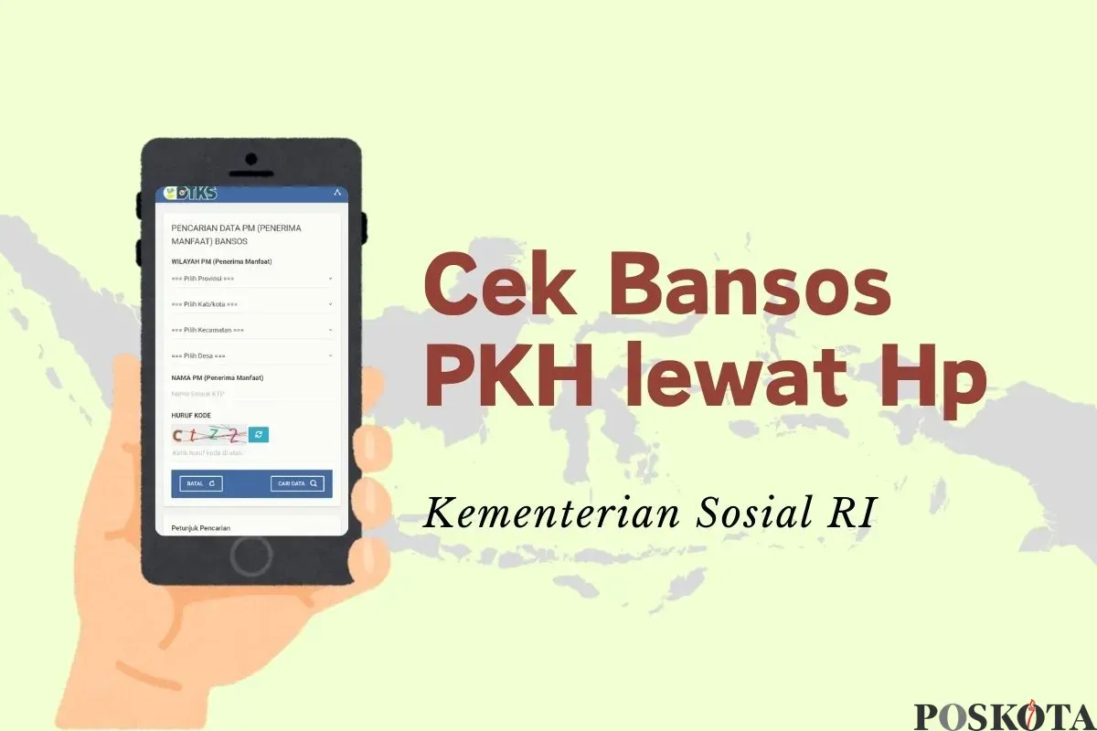 Informasi pengecekan bansos PKH 2025. (Sumber: Poskota/Della Amelia)