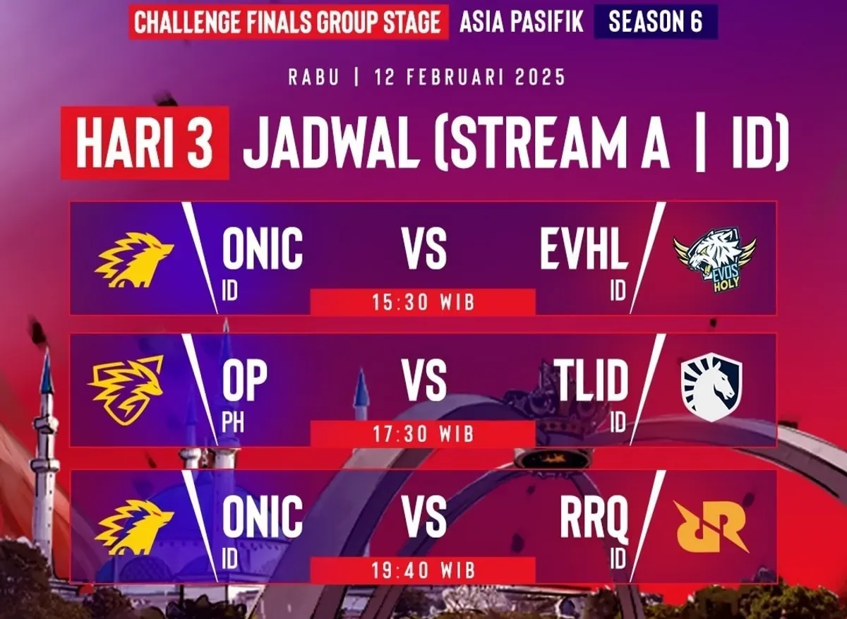 Jadwal ESL Snapdragon Mobile Legends. (ESL Indonesia)