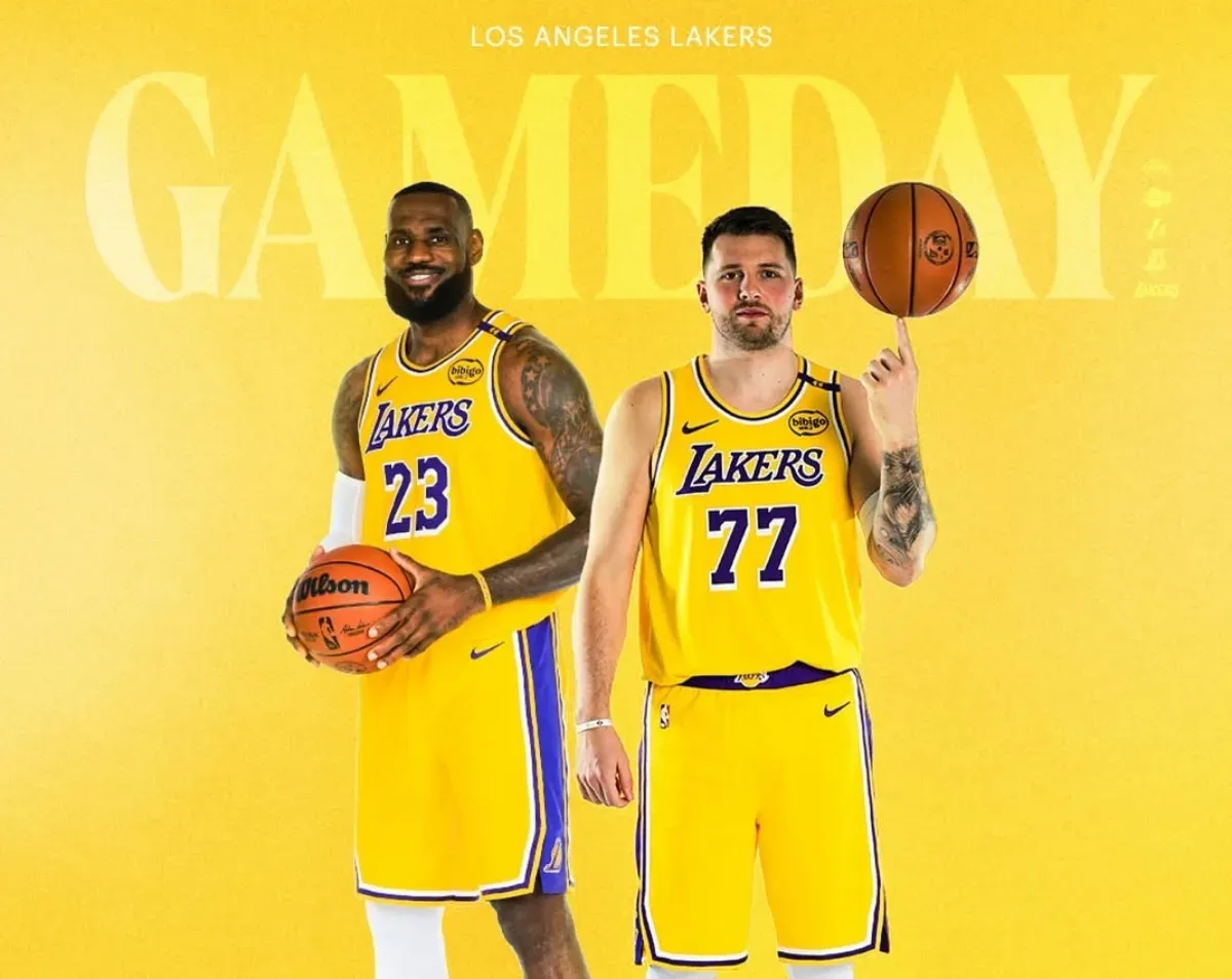 Link live streaming pertandingan NBA 2024-25 antara LA Lakers vs Utah Jazz. (Foto: Instagram/@lakers)