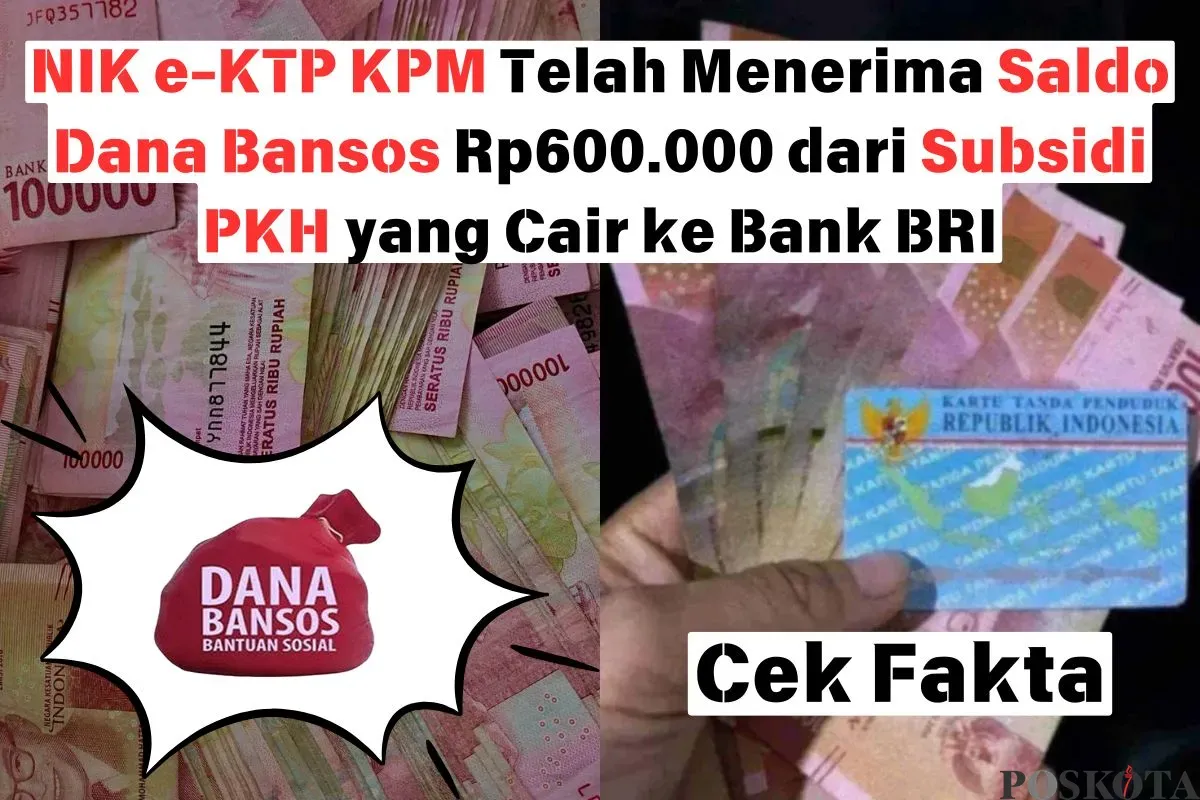 Fakta KPM telah menerima saldo dana bansos Rp600.000 dari subsidi PKH (Sumber: Poskota/Insan Sujadi)