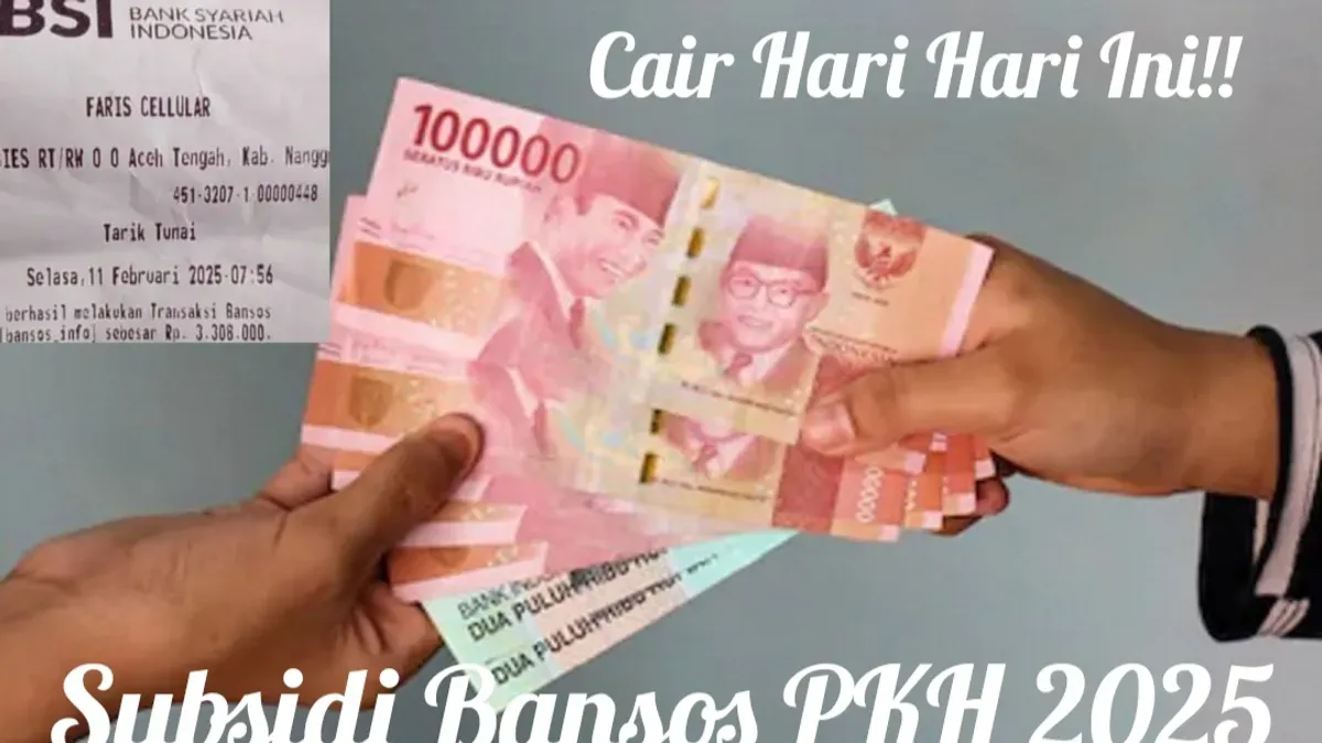 Ilustrasi dana bansos PKH Tahap 1 tahun 2025 yang resmi cair hari ini. (Sumber: Poskota/Kamila Sayara)