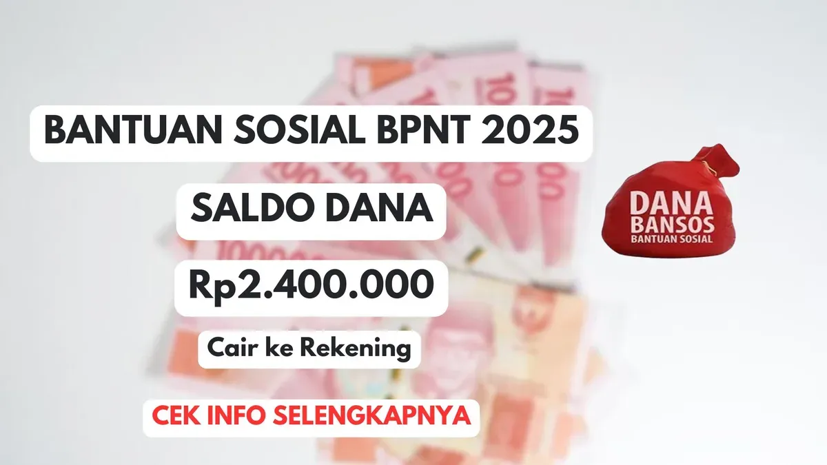 Pemerintah akan cairkan saldo dana sebesar Rp2.400.000 untuk program bantuan sosial BPNT periode satu tahun ke rekening bank milik KPM yang terdata sebagai penerima manfaat.  (Sumber: Poskota/Herdyan Anugrah Triguna)