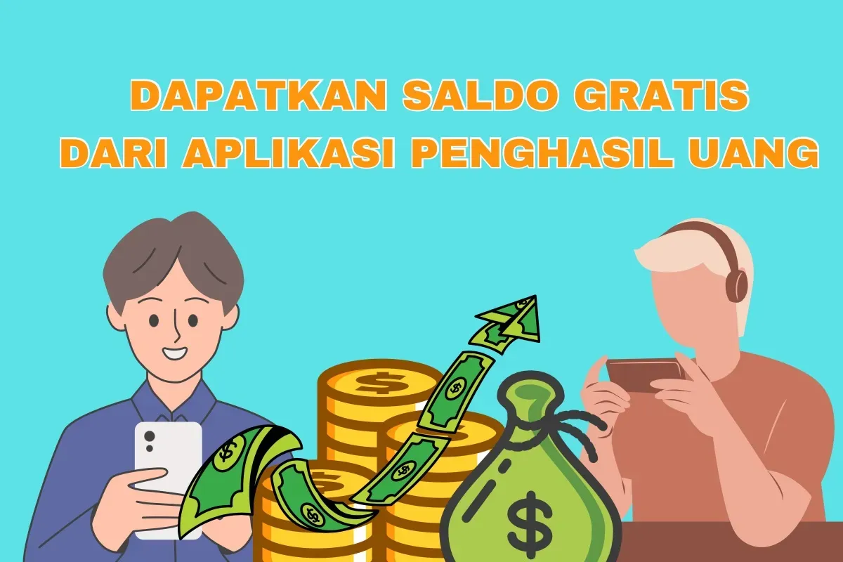 Ilustrasi mendapatkan saldo dana gratis dari aplikasi penghasil uang (Sumber: Poskota/Rivera Jesica Souisa)