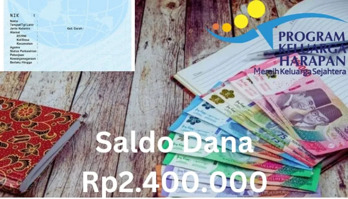 NIK e-KTP Anda tercantum jadi penerima saldo dana Rp2.400.000 dari subsidi bansos PKH tahap 1 2025. (Sumber: Poskota/Gabriel Omar Batistuta)