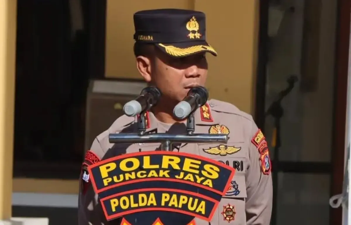 Kapolres Puncak Jaya AKBP Kuswara. (Sumber: Dok Polres Puncak Jaya)