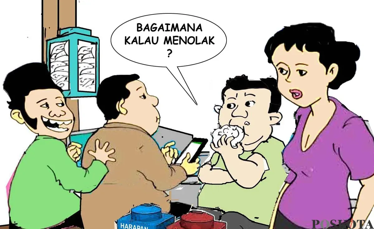 Obrolan Warteg: Masa Jabatan Terpotong, Gaji Penuh (Sumber: Poskoata/ Bilal Nugraha Ginanjar)