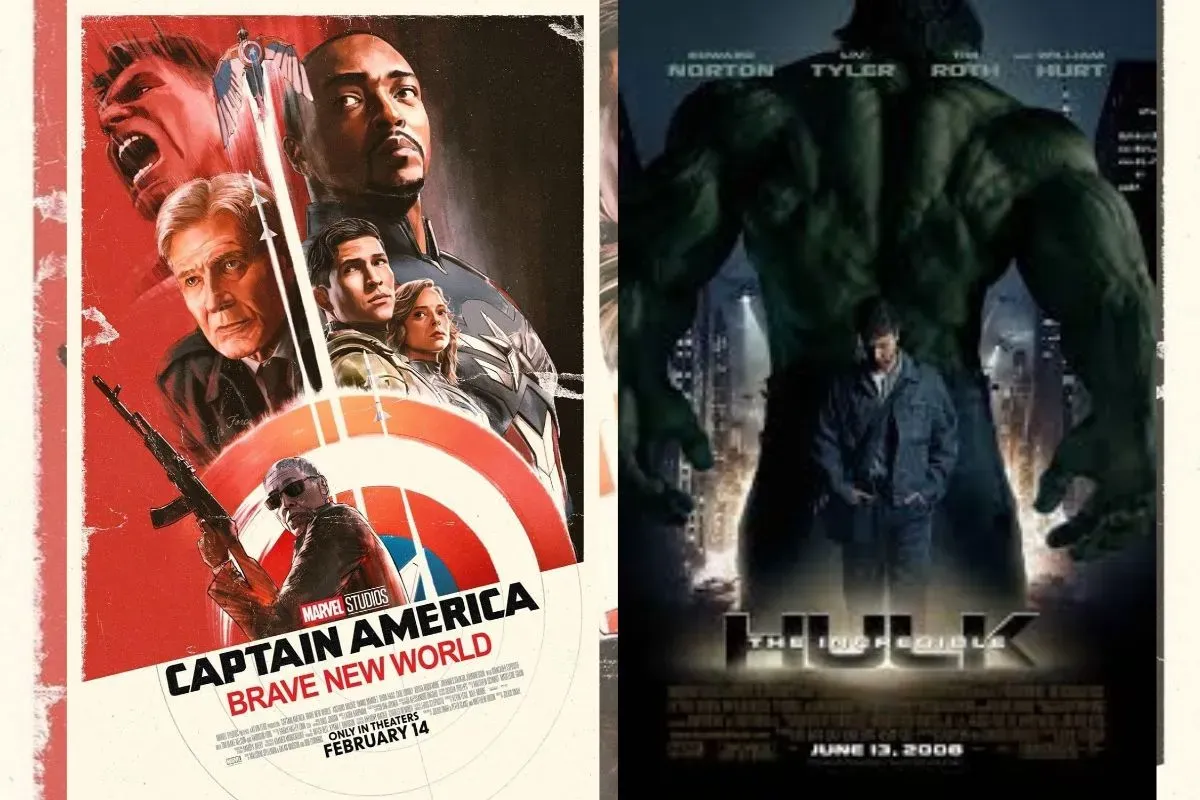 Poster Captain America: Brave New World dan Hulk. (Sumber: imdb)