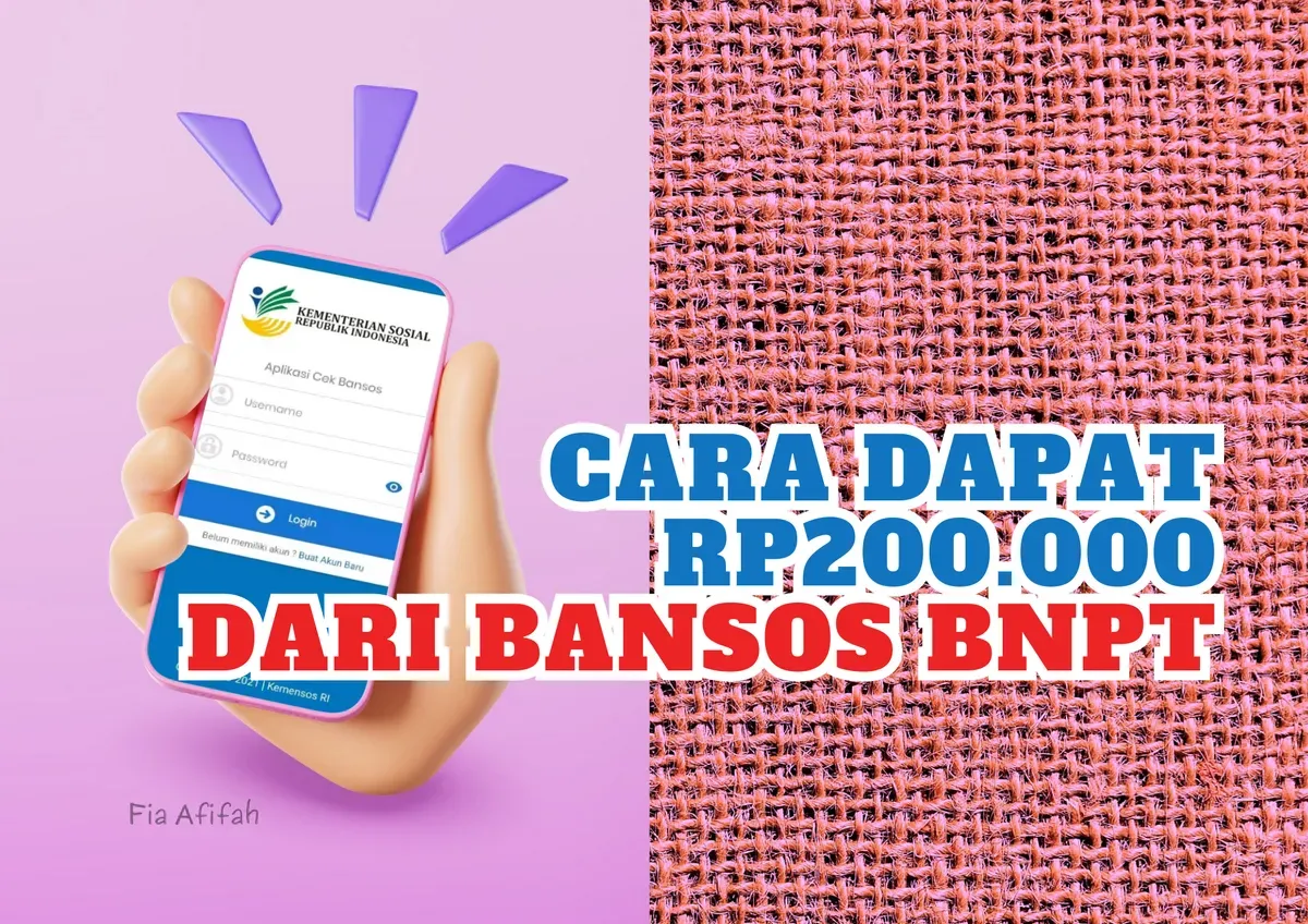 Ikuti cara dapat Rp200.000 dari bansos BPNT yang harus ditempuh ini. (Sumber: Poskota/ Fia AFifah)