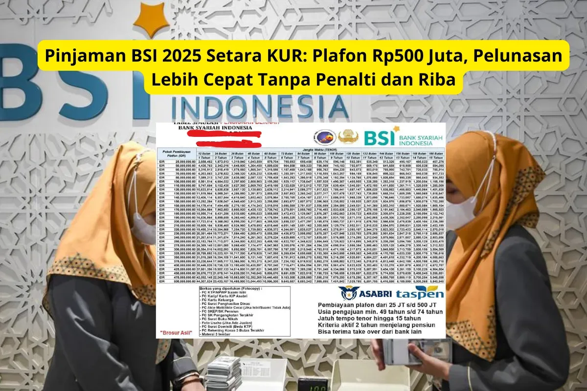 Nikmati kemudahan pinjaman syariah di BSI dengan proses cepat dan cicilan ringan! (Sumber: Poskota/Yusuf Sidiq)