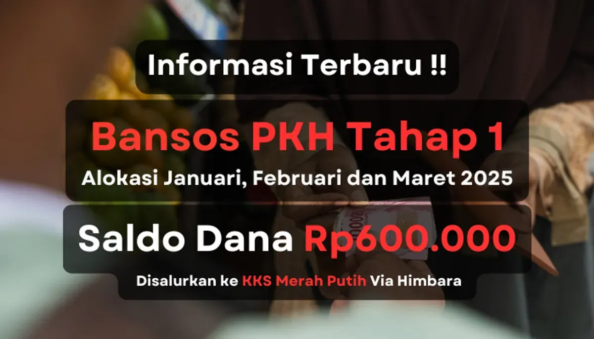 Update penyaluran saldo dana bansos PKH tahap 1 yang dicairkan secara bertahap, hingga merata ke seluruh KPM sampai akhir bulan Maret 2025. (Sumber: Poskota/Aldi Harlanda Irawan)