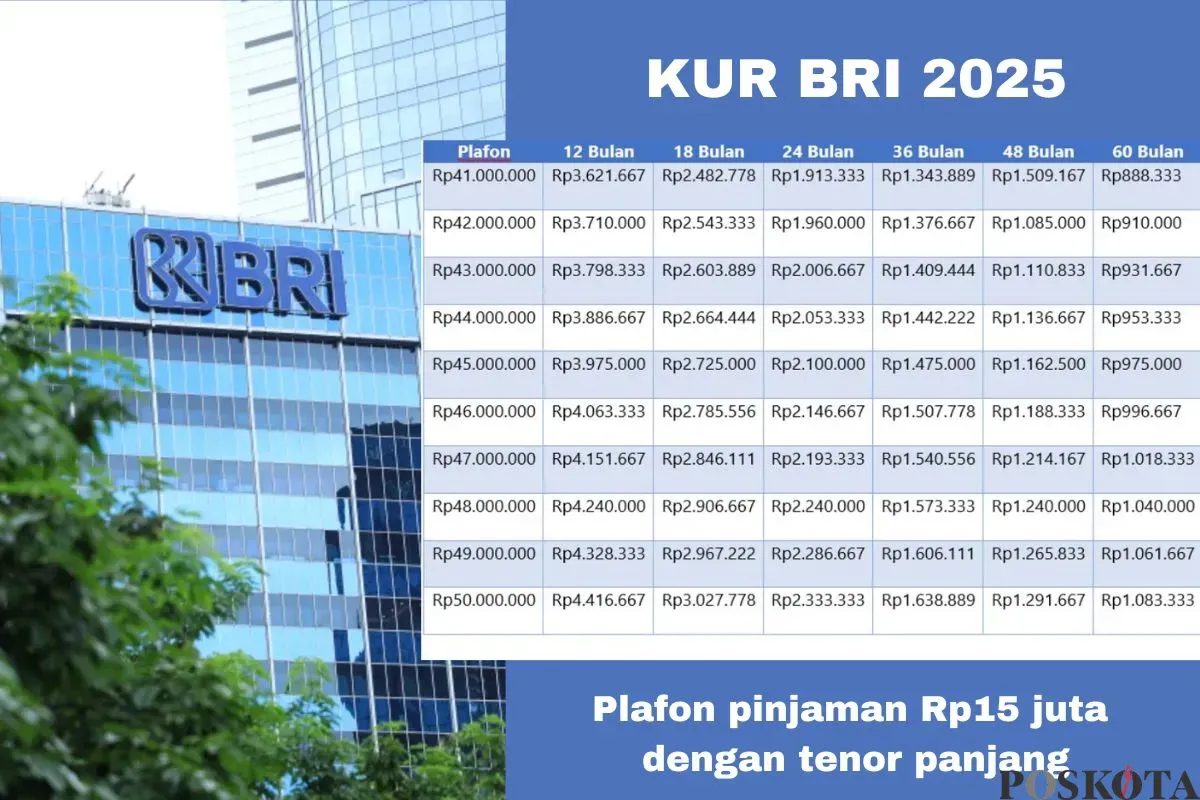 KUR BRI 2025 sebagai solusi untuk mendapatkan pinjaman sebesar Rp15 juta. (Sumber: Poskota/Arip Apandi)