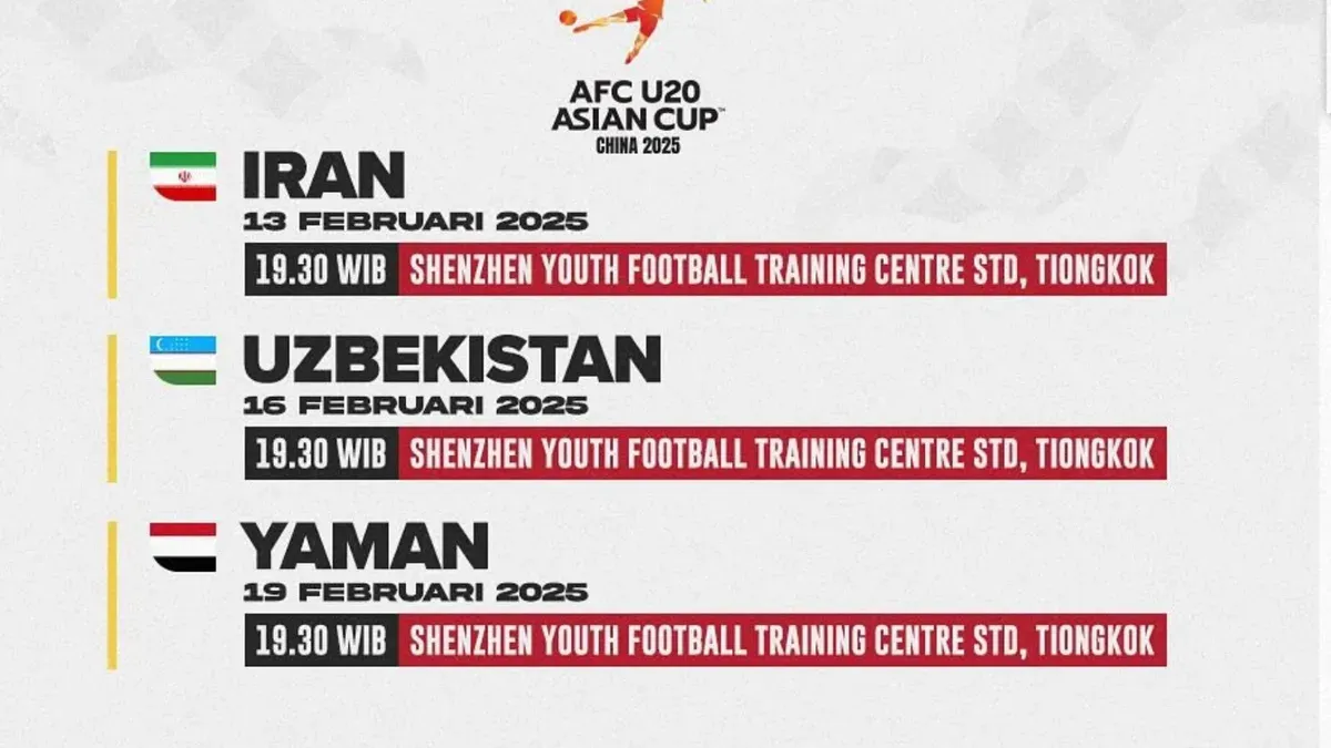 Cek jadwal Timnas Indonesia U-20 di Piala Asia U-20 2025 (Sumber: Instagram @timnasindonesia)