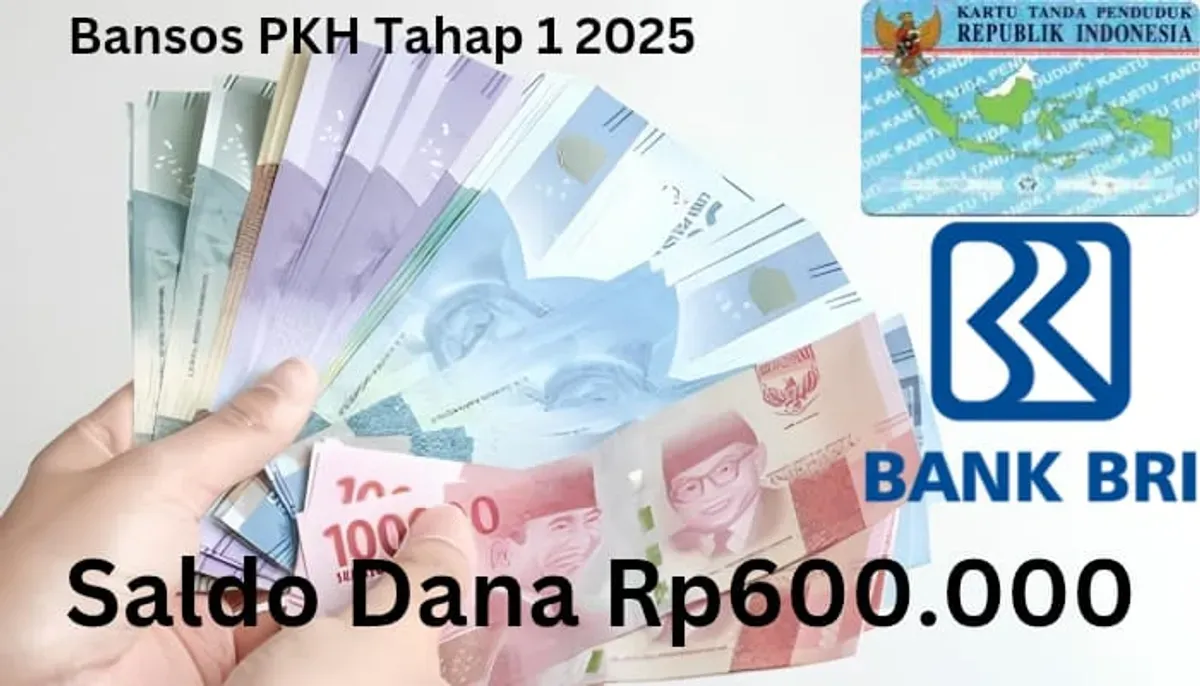 NIK e-KTP atas nama kamu masuk daftar penerima saldo dana Rp600.000 dari subsidi bansos PKH tahap satu 2025 via Rekening BRI. (Sumber: Poskota/Gabriel Omar Batistuta)