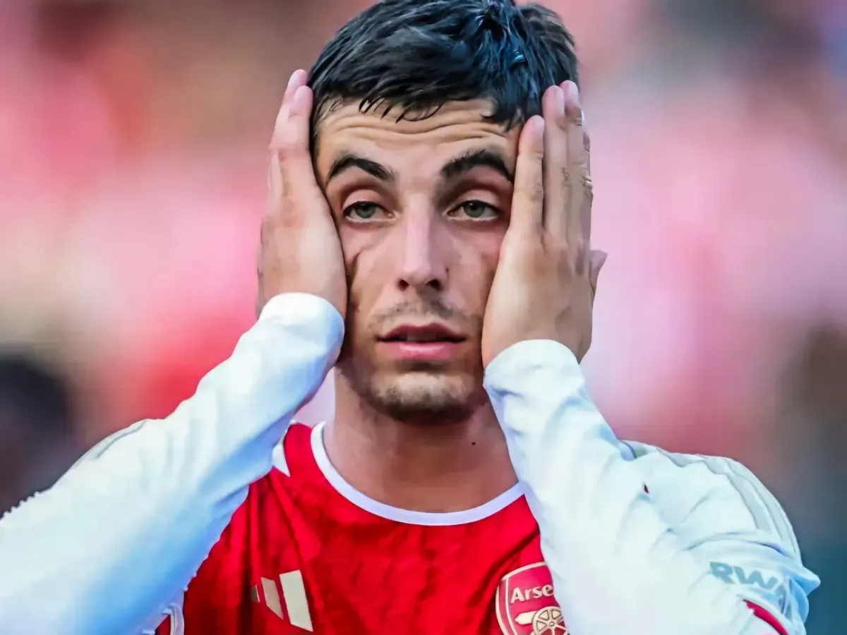 Lini depan Arsenal makin pincang setelah Kai Havertz dinyatakan cedera hamstring. (Sumber: X/ Fabrizio Romano)