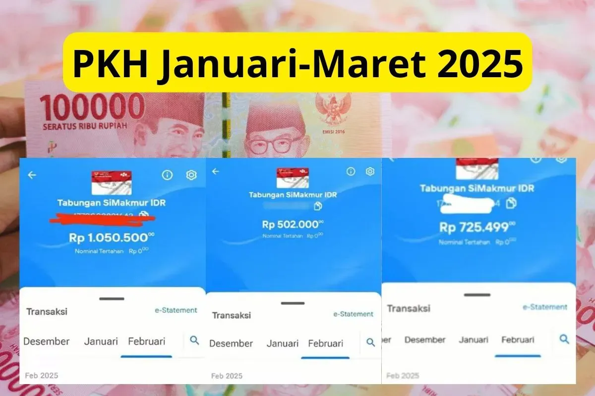 Dana bansos PKH tahap 1 2025 hingga Rp1.000.000 cair ke rekening Bank Mandiri milik KPM. (Sumber: YouTube/Naura Vlog)