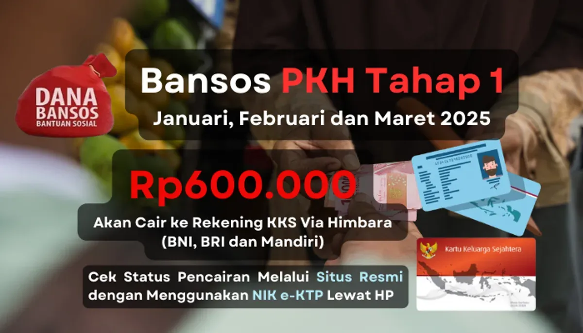 Saldo dana bansos PKH tahap 1 masih dalam proses salur hingga Maret 2025, NIK e-KTP yang tervalidasi sebagai KPM berhak menerima bantuan. (Sumber: Poskota/Aldi Harlanda Irawan)