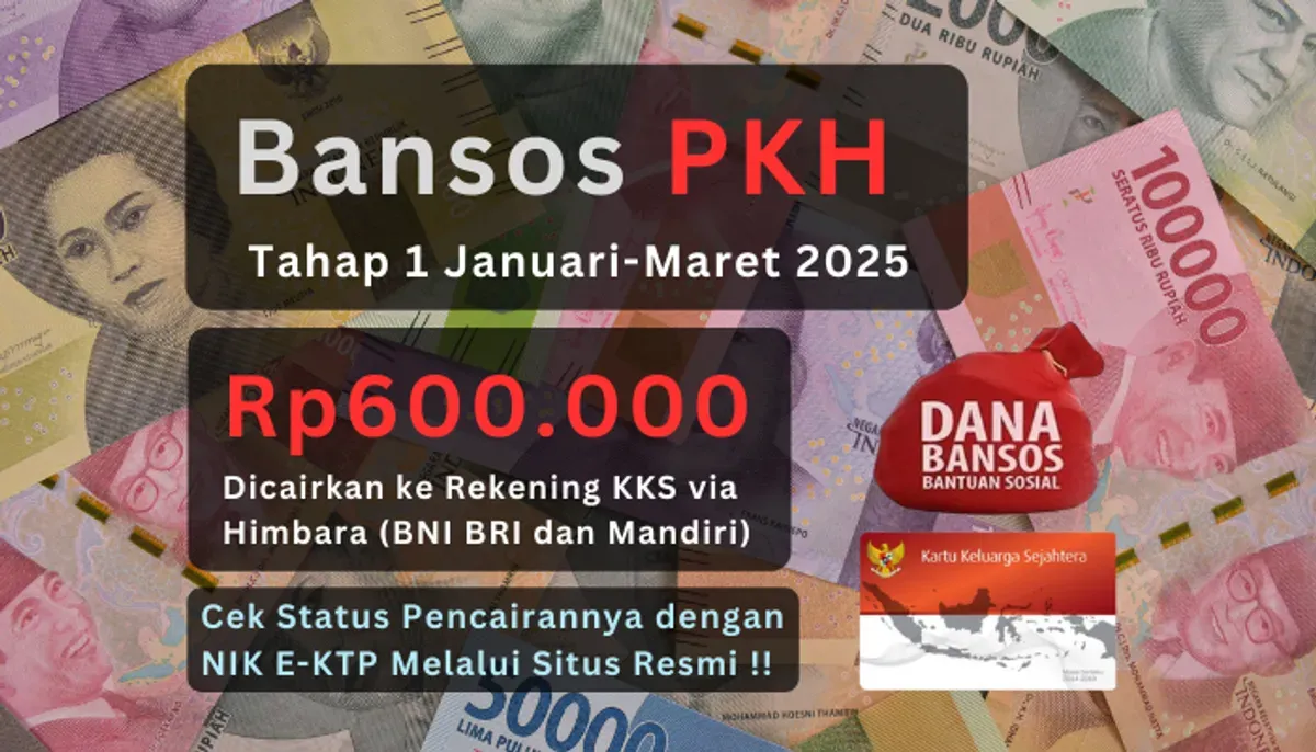 Update informasi pencairan saldo dana bansos PKH tahap 1 yang masih disalurkan hingga Maret 2025. (Sumber: Poskota/Aldi Harlanda Irawan)