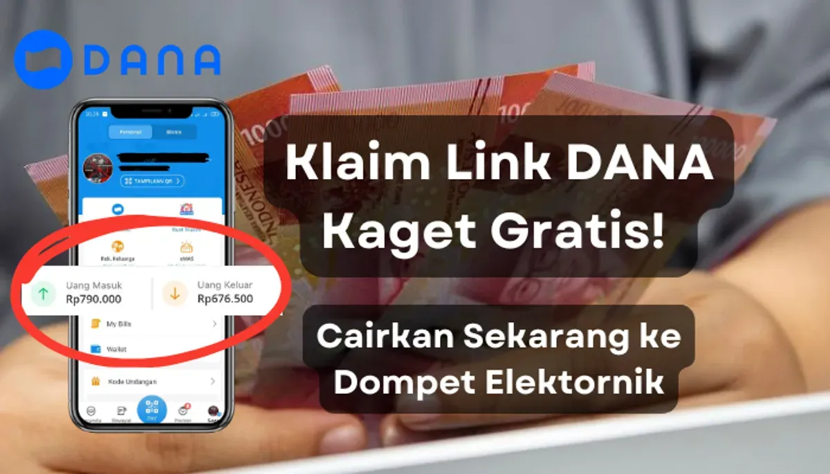 Klaim saldo DANA gratis Rp300.000 dari cairkan sekarang ke dompet elektronik Anda. (Sumber: Poskota/Aldi Harlanda Irawan)