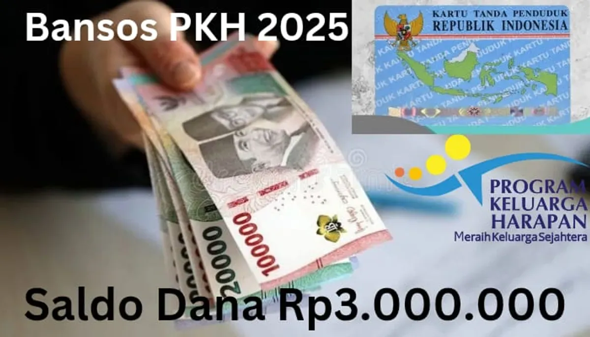 NIK E-KTP atas nama Anda terpilih jadi penerima saldo dana Rp3.000.000 dari subsidi bansos PKH 2025. (Sumber: Poskota/Gabriel Omar Batistuta)