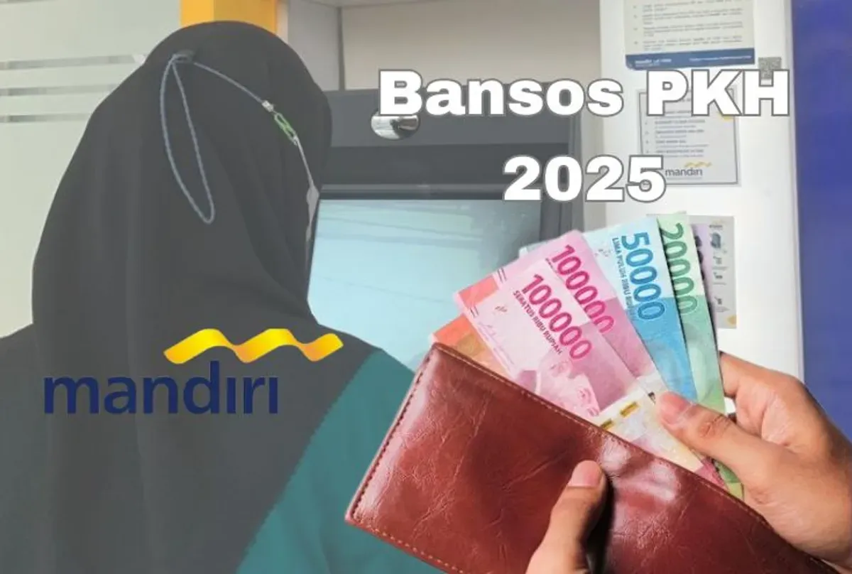 Dana bansos PKH tahap satu 2025 sudah mulai dicairkan melalui Bank Mandiri. (Sumber: Poskota/Syania Nurul Lita Baikuni)