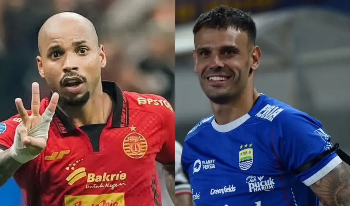 Gustavo Almeida dan Tyronne del Pino akan adu tajam pada laga Persija vs Persib. (Sumber: Instagram/@gustavoalmeida @tyronnedelpino)