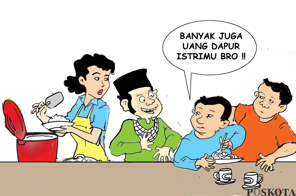 Obrolan Warteg: Merelokasi Uang Dapur (Sumber: Poskota/ Yudhi Himawan)