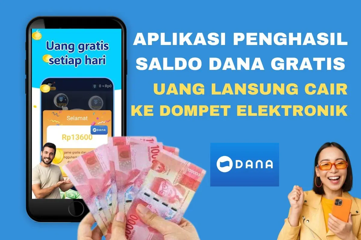 Mainkan aplikasi penghasil saldo DANA yang bisa digunakan untuk mendaoatkan uang gratis (Sumber: Poskota/Rivera Jesica Souisa)