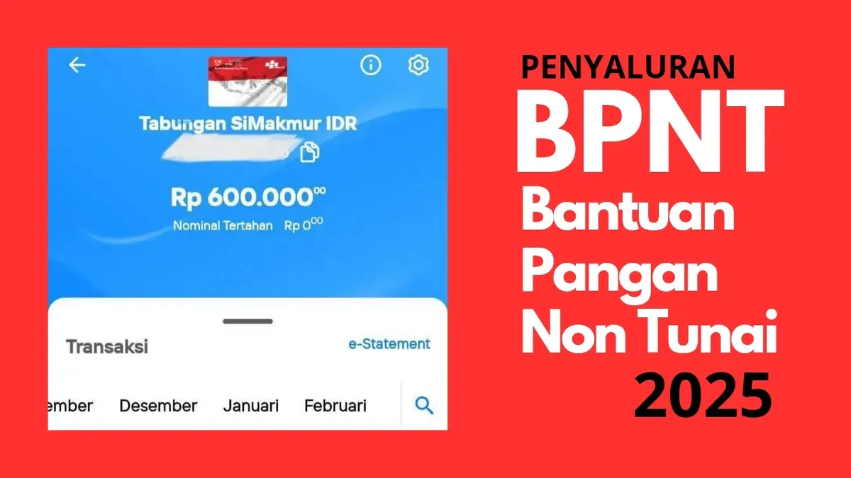 Pencairan Bansos BPNT Februari 2025 untuk KKS Mandiri telah cair Rp600.000 untuk 3 bulan sekaligus. Sementara itu, saldo bantuan di BRI, BNI, dan BSI masih belum terisi. (Sumber: Poskota/Neni Nuraeni/Facebook/@JihanNabila)