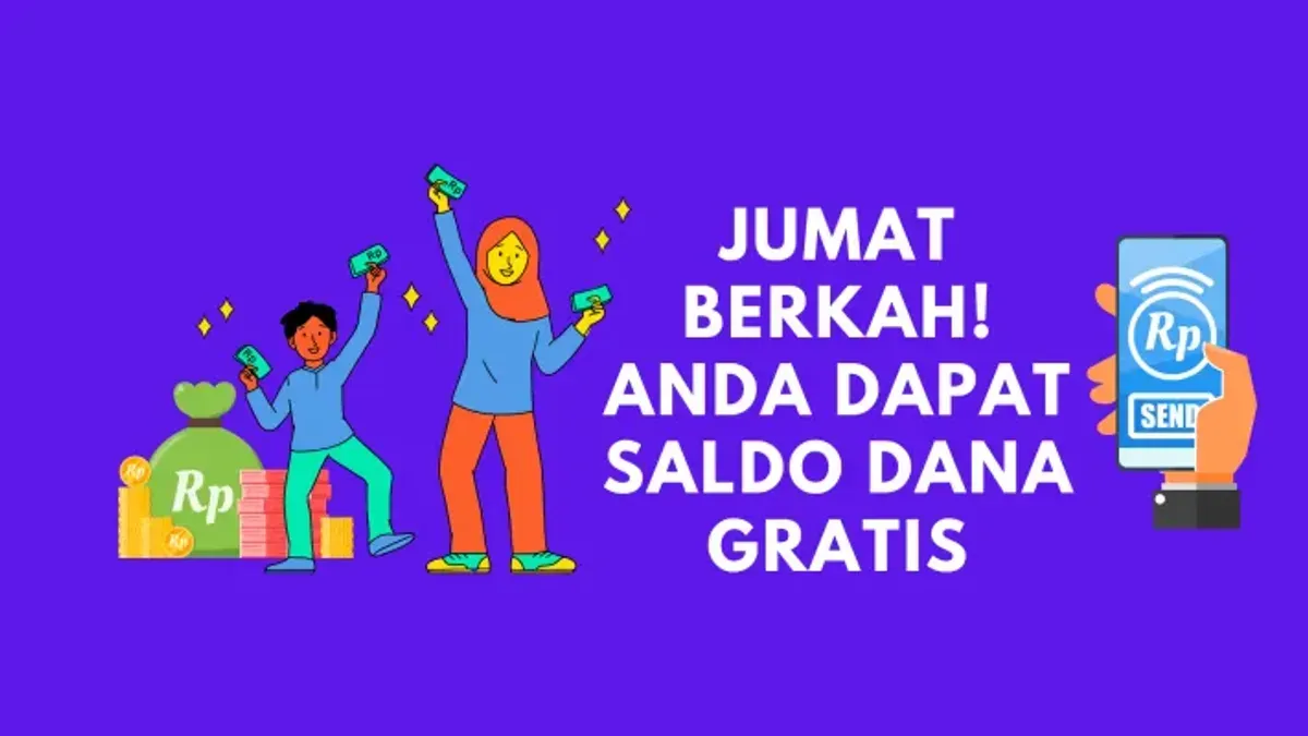 Klaim saldo DANA gratis hari ini. (Sumber: Poskota/Huriyyatul Wardah)