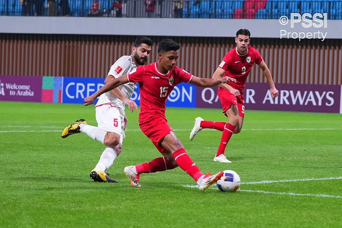 Timnas Indonesia vs Iran U20 di laga pertama Grup C Piala Asia U20 2025. (Sumber: pssi.org)