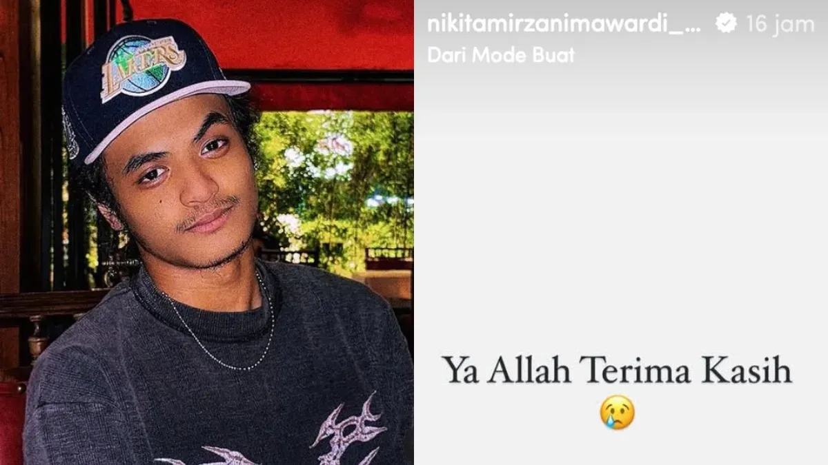 Nikita Mirzani mengungkapkan rasa syukurnya setelah Vadel Badjideh resmi ditahan sebagai tersangka, mengakhiri proses panjang yang dimulai sejak laporan tujuh bulan lalu. (Sumber: Instagram/@vadelbadjideh/@nikitamirzanimawardi_172)