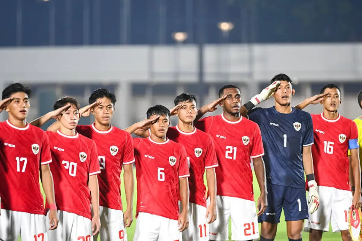 Takluk di laga pertama kontra Iran, Timnas Indonesia U20 dapat suntikan semangat dari pemain BRI Liga 1. (Sumber: X/ gilabola_ina)