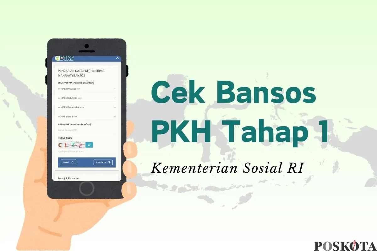 Informasi pengecekan status KPM bansos PKH Tahap 1 2025. (Sumber: Poskota/Della Amelia)