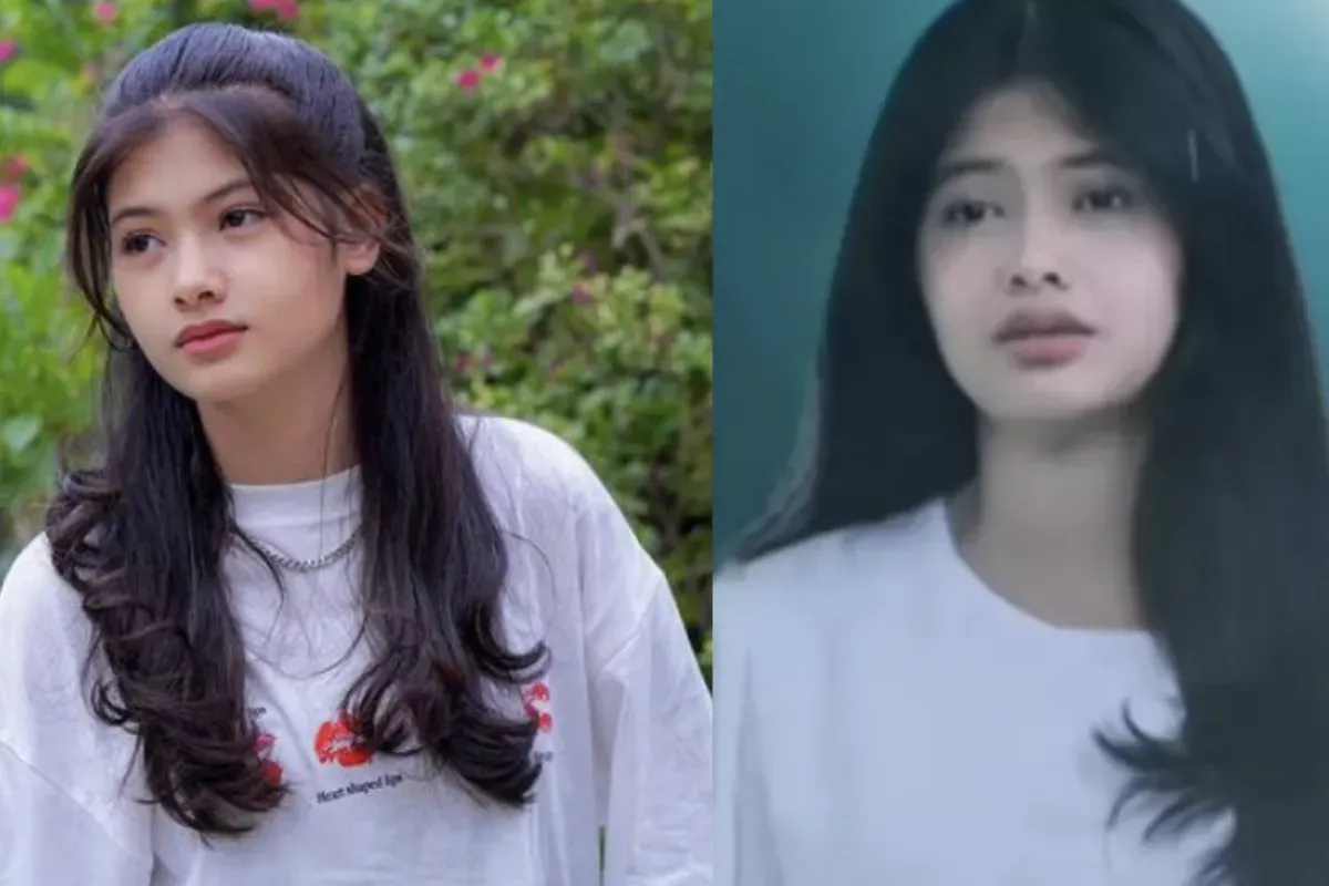 Naura dalam adegan terakhirnya sebelum dinyatakan meninggal dunia di Magic 5. (Sumber: TikTok/@rakmal_bara)