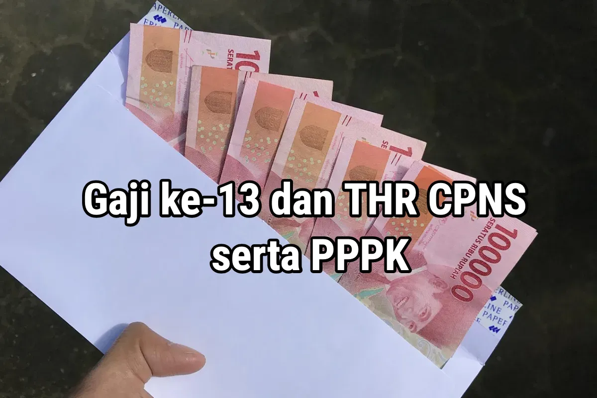 Ilustrasi pemberian gaji ke-13 dan THR untuk CPNS dan PPPK. (Sumber: Pixabay)