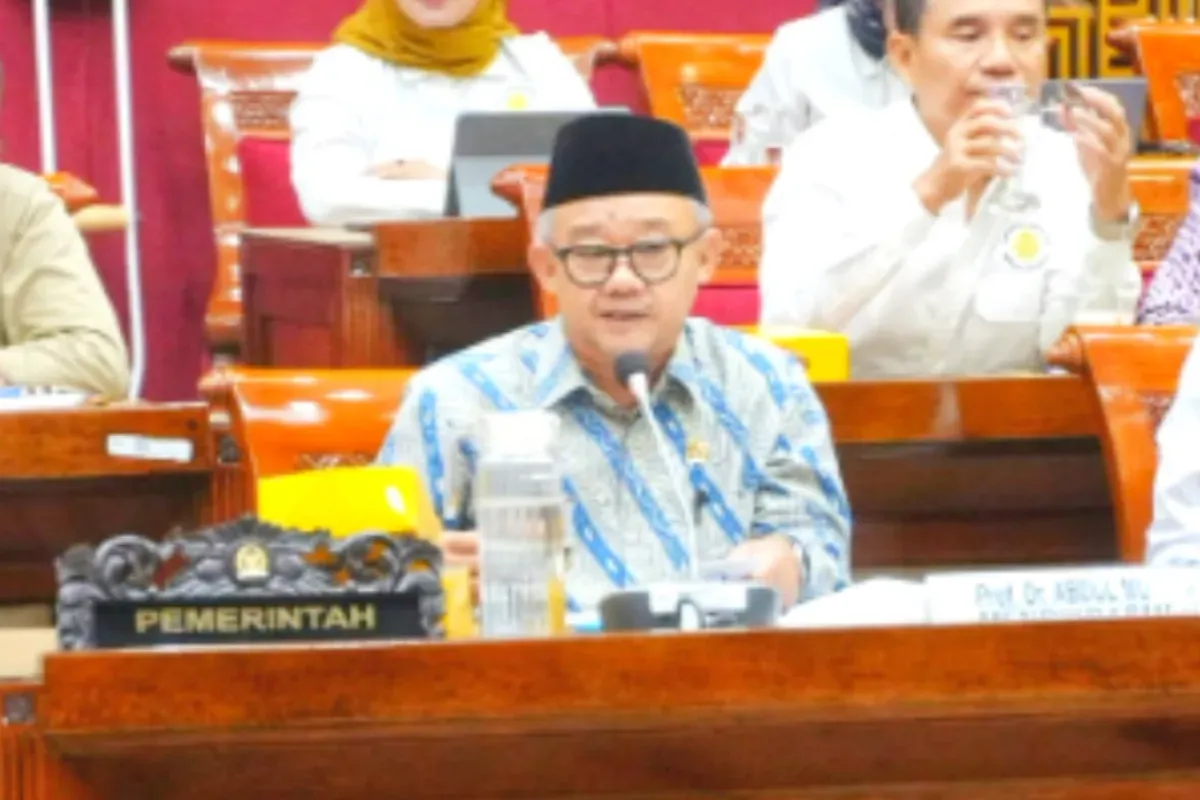 Potret Menteri Pendidikan Dasar dan Menengah, Abdul Mu'ti.