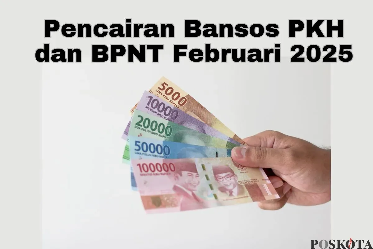 Informasi terbaru terkait pencairan bansos PKH dan BPNT Februari 2025. (Sumber: Poskota/Arip Apandi)