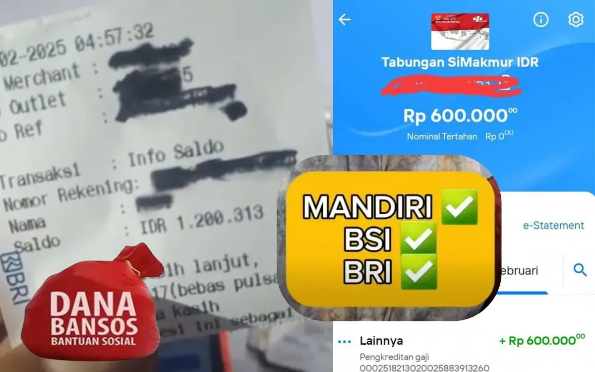 Kabar terbaru pencairan saldo dana bansos Rp1.200.000 hari ini. (Sumber: Poskota/Faiz)