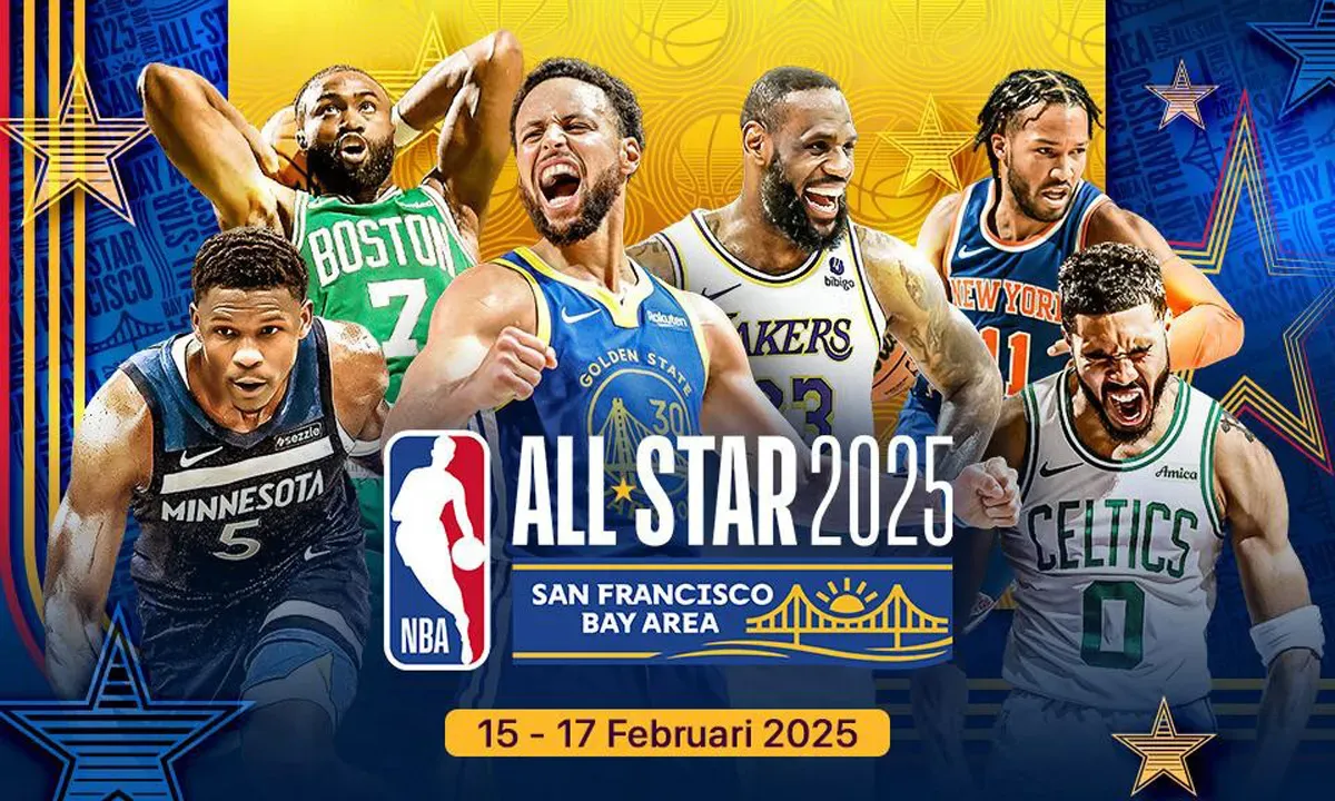 Link live streaming NBA All-Star Game 2025. (Sumber: Vidio)