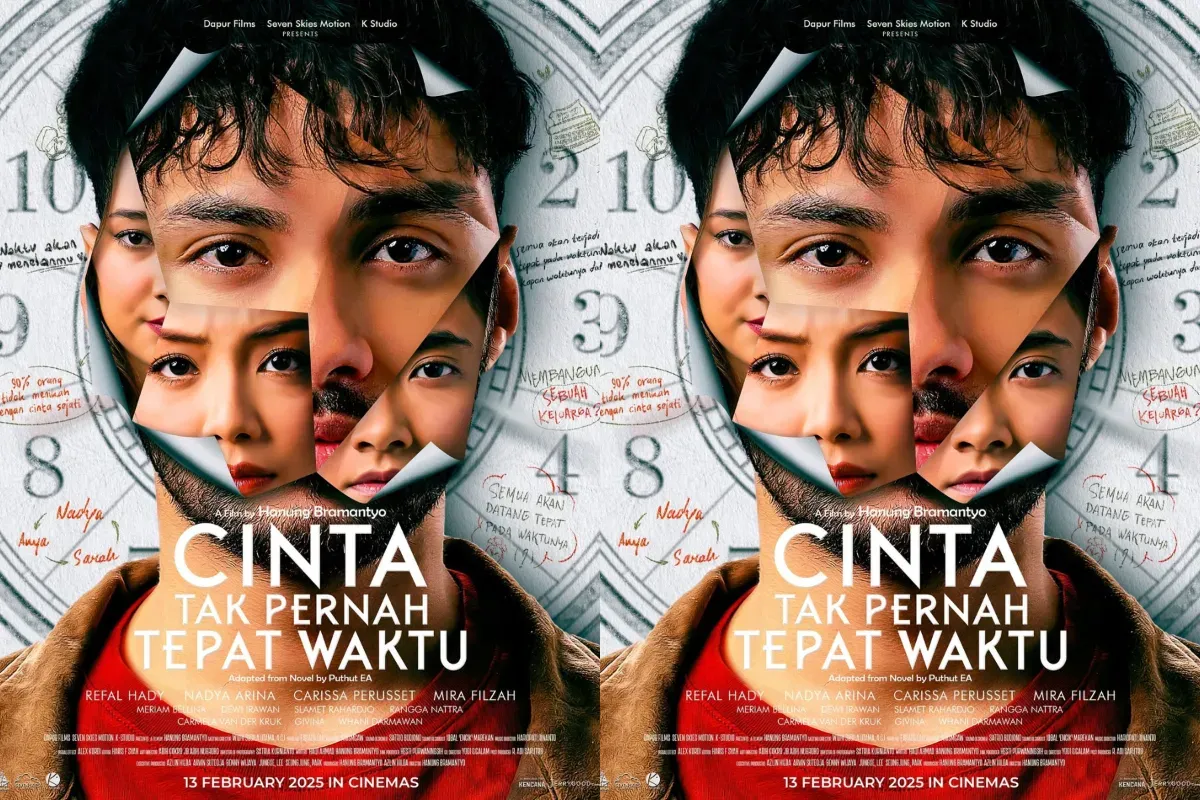 Sinopsis film Cinta Tak Pernah Tepat Waktu. (Sumber: Instagram/@filmctptw)