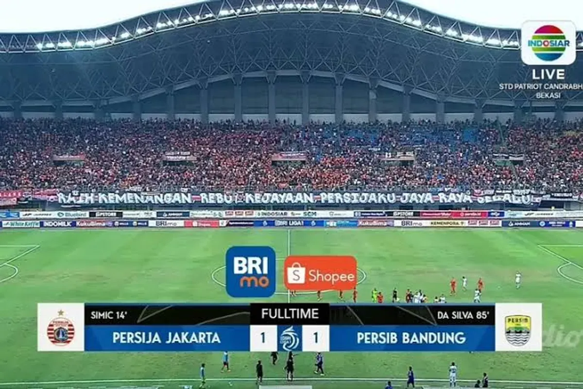 Cek di sini link live streaming Persija vs Persib lanjutan pekan ke-23 Liga 1 2024/2025.