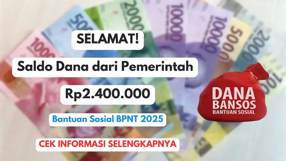 Pemerintah akan cairkan saldo dana hingga Rp2.400.000 per tahun dari program bansos BPNT 2025. Cek jadwalnya di sini!  (Sumber: Poskota/Herdyan Anugrah Triguna)