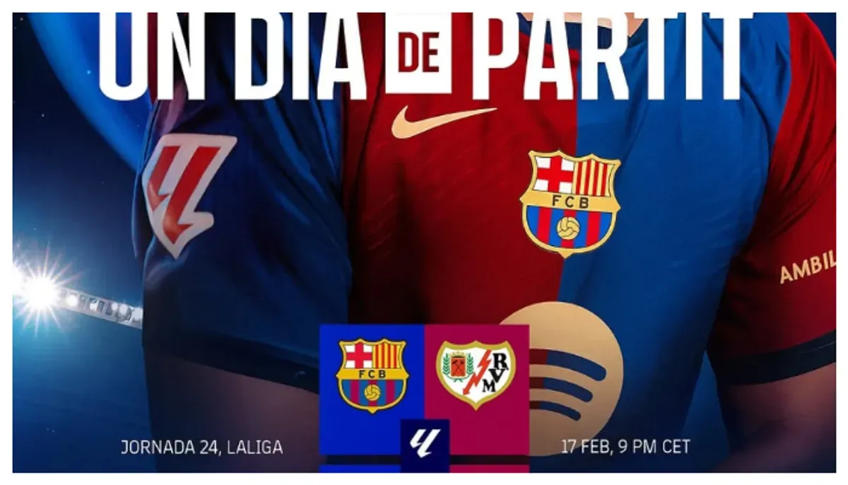 Link live streaming Liga Spanyol: Barcelona vs Rayo Vallecano kick off jam 03.00 WIB. (Sumber: Instagram/fcbarcelona)