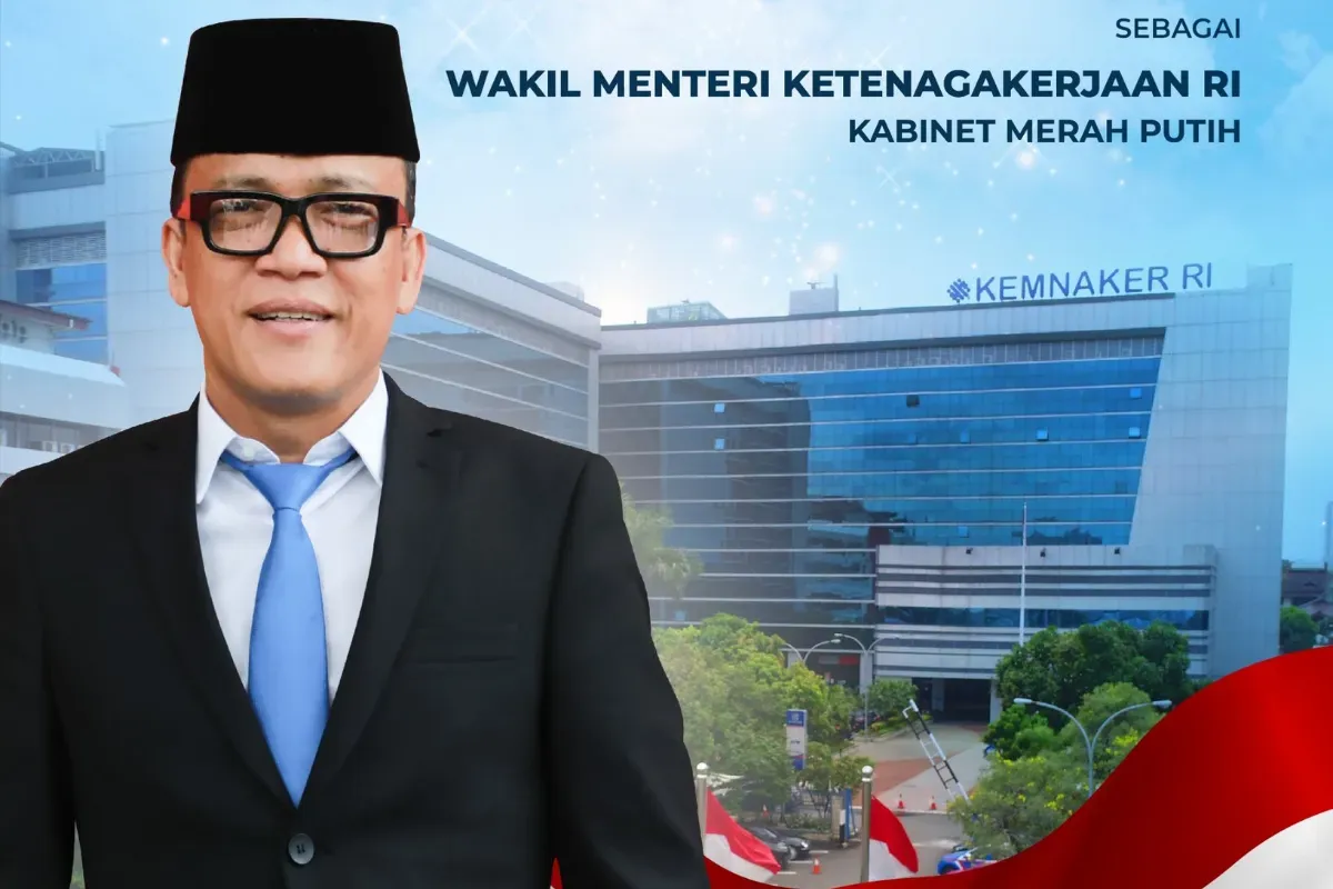 Wamenaker Immanuel Ebenazer menuai komentar negatif saat komentari tren Kabur Aja Dulu. (Sumber: X/@KemnakerRI)